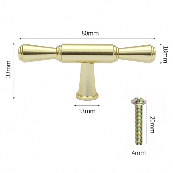 노르디아 골드 가구손잡이(1구) (클래식리본)