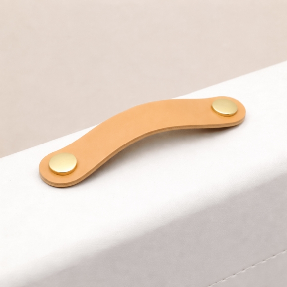 레더룸 가죽 가구 손잡이 2세트(96mm) (모던 베이지)