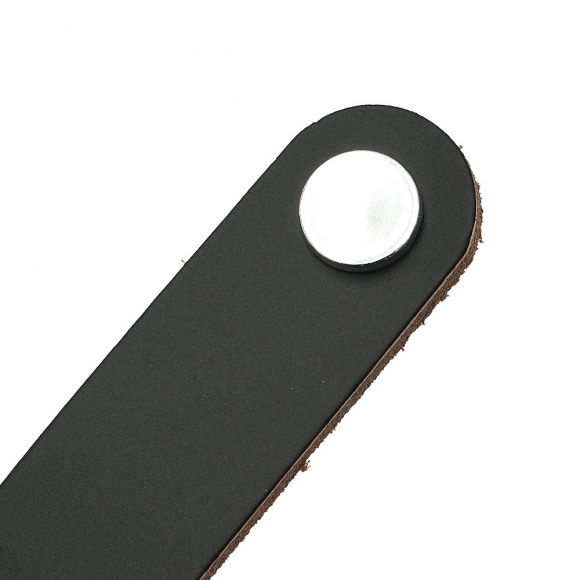 레더룸 가죽 가구 손잡이 2세트(128mm) (모던 블랙)