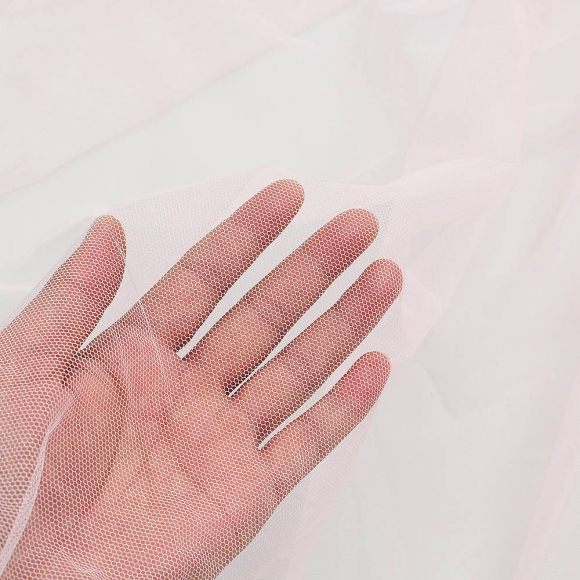 [리빙피스] 레이스 커튼형 침대 모기장 (120x200cm) (핑크)