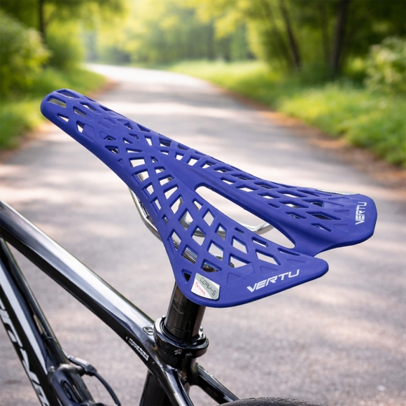 경량 레일형 자전거 안장(블루)