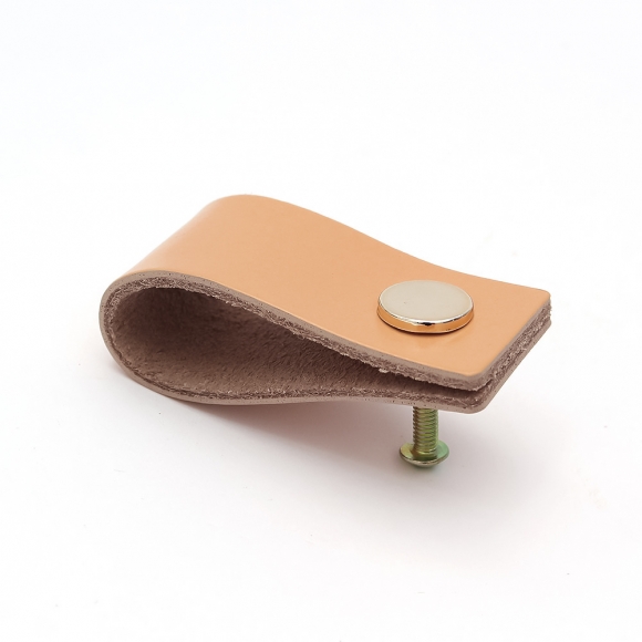 레더룸 가죽 가구 손잡이 3세트(1구) (스퀘어 베이지)