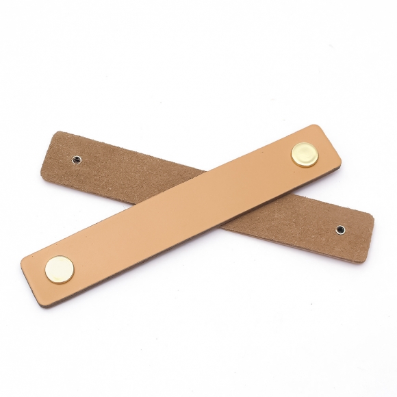 레더룸 가죽 가구 손잡이 2세트(128mm) (스퀘어 베이지)