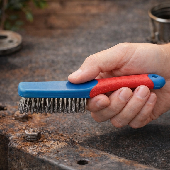 강력 스틸 와이어 브러쉬 2p세트