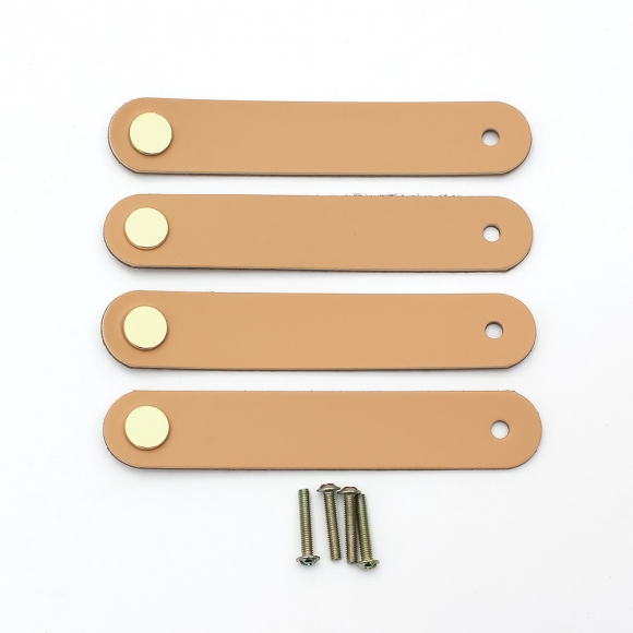 레더룸 가죽 가구 손잡이 4세트(1구) (모던 베이지)