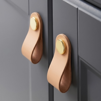 레더룸 가죽 가구 손잡이 4세트(1구) (모던 베이지)