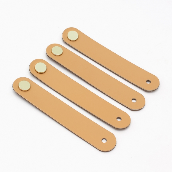 레더룸 가죽 가구 손잡이 4세트(1구) (모던 베이지)