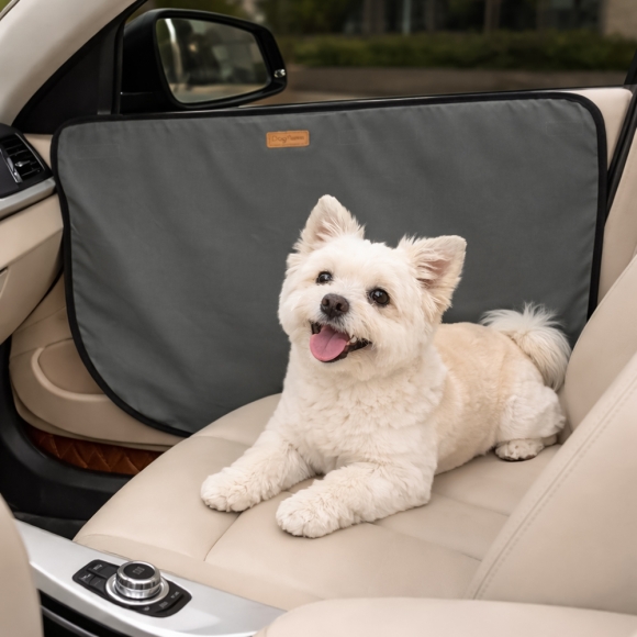 반려동물 스크래치방지 자동차 도어커버(그레이)