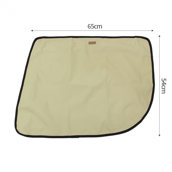 반려동물 스크래치방지 자동차 도어커버(베이지)