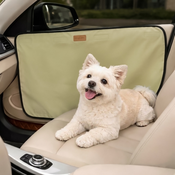 반려동물 스크래치방지 자동차 도어커버(베이지)