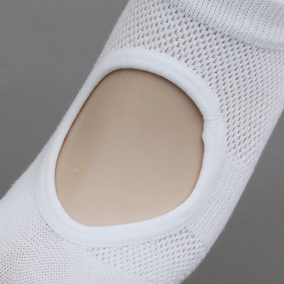 핏코어 메쉬 필라테스 토삭스 2켤레(화이트)