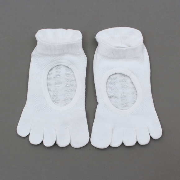 핏코어 메쉬 필라테스 토삭스 2켤레(화이트)