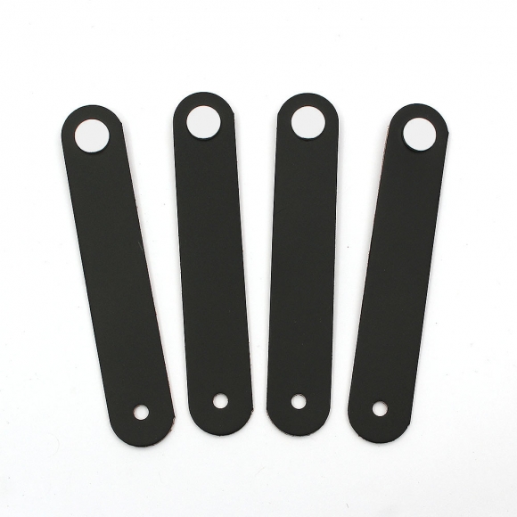 레더룸 가죽 가구 손잡이 4세트(1구) (모던 블랙)