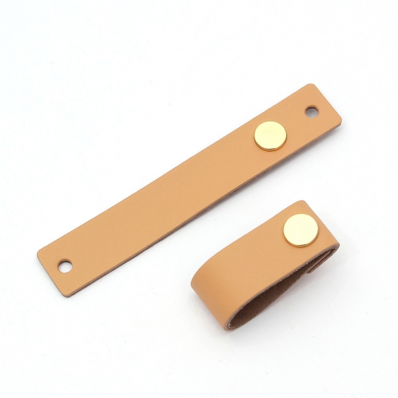 레더룸 가죽 가구 손잡이 2세트(1구) (커버링 베이지)