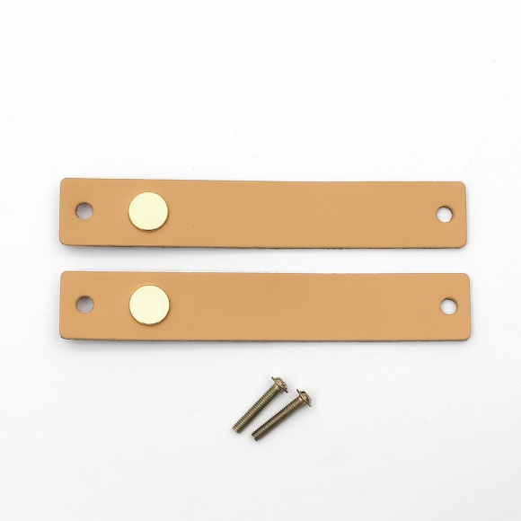 레더룸 가죽 가구 손잡이 2세트(1구) (커버링 베이지)