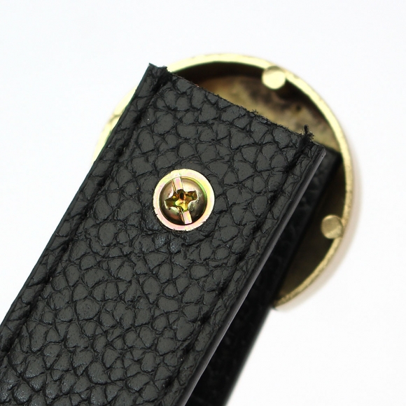 레더룸 가죽 가구 손잡이 3세트(1구) (링 블랙)