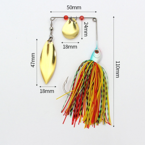 웨이브 배스 스피너베이트(19.8g) (M2)