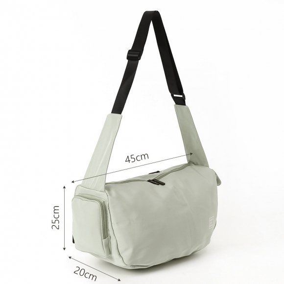 캐주얼 방수포켓 크로스백(그린)