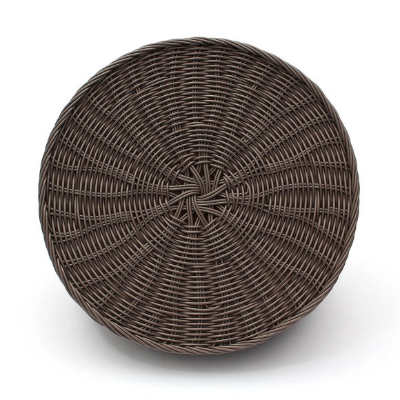 고양이 라탄패턴 숨숨집(중형묘) (커피)