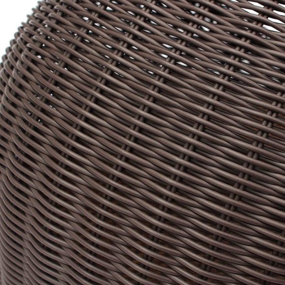 고양이 라탄패턴 숨숨집(대형묘) (커피)