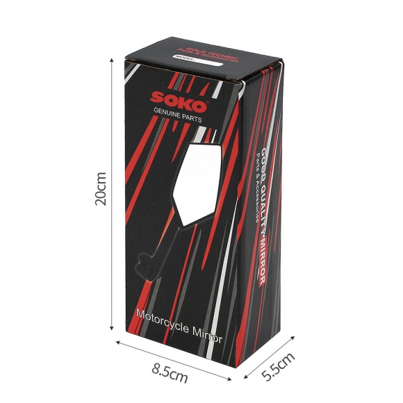 와이드 자전거 백미러 2p세트(블루)