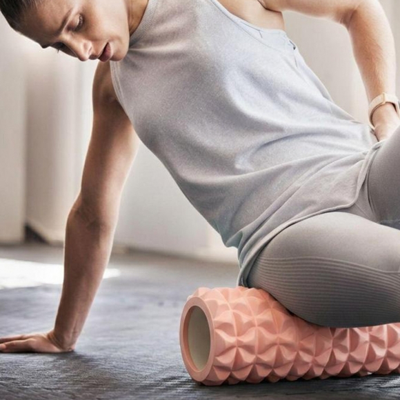 굿라인 돌기 마사지 폼롤러(33cm) (핑크)