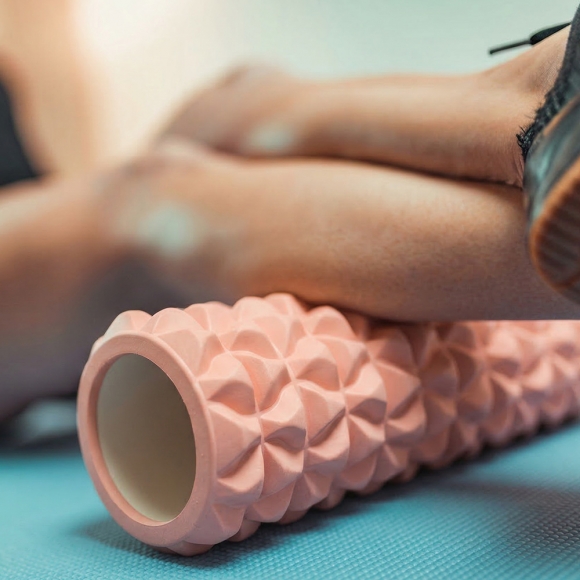 굿라인 돌기 마사지 폼롤러(33cm) (핑크)