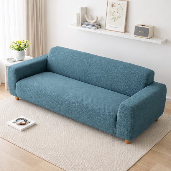 모던체인지 3인용 소파커버(블루)