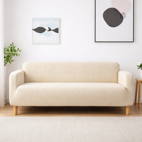 모던체인지 3인용 소파커버(아이보리)