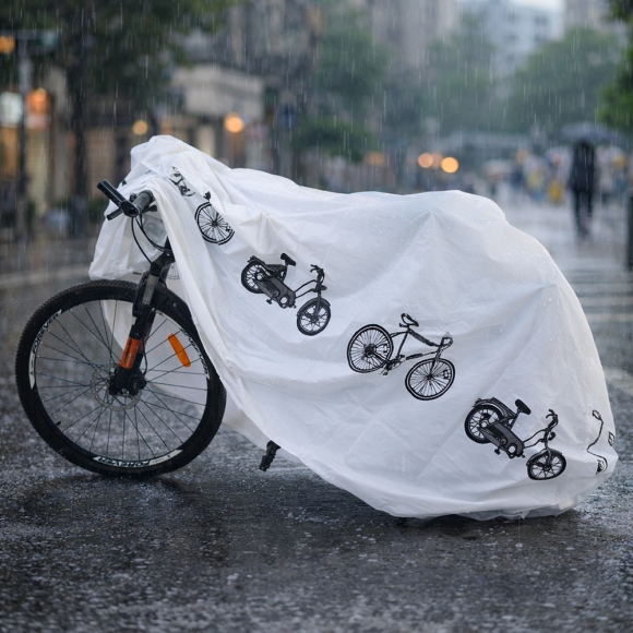 퀵커버 방수 자전거 커버(화이트)