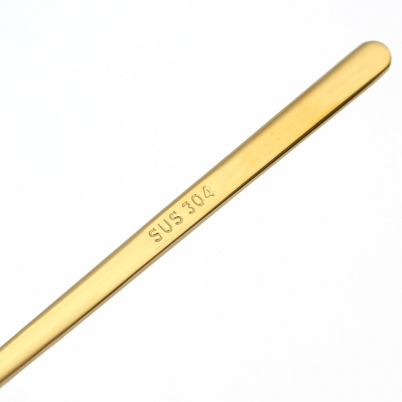 미라주 304 스텐 롱티스푼(17cm) (골드)