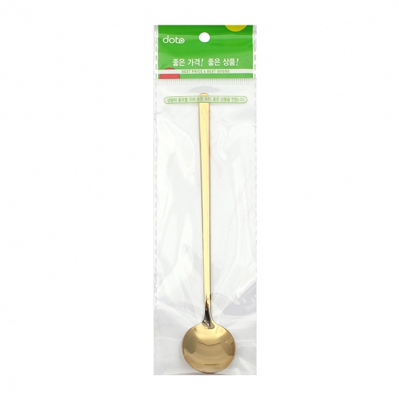 미라주 304 스텐 롱티스푼(17cm) (골드)