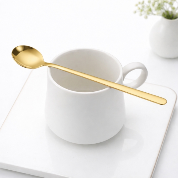 미라주 304 스텐 롱티스푼(17cm) (골드)