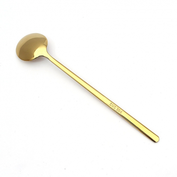 미라주 304 스텐 롱티스푼(15cm) (골드)