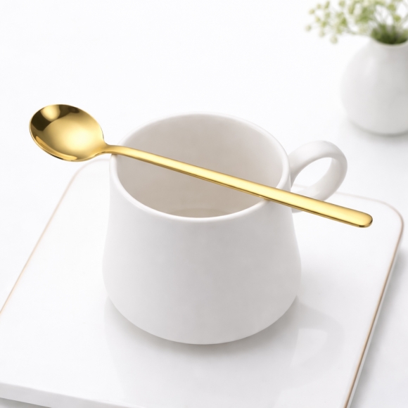 미라주 304 스텐 롱티스푼(15cm) (골드)