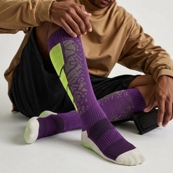 엠제이 논슬립 축구 양말  K3(퍼플)