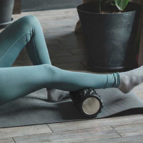 굿라인 돌기 마사지 폼롤러(45cm) (블랙)