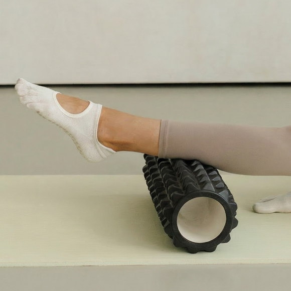 굿라인 돌기 마사지 폼롤러(45cm) (블랙)