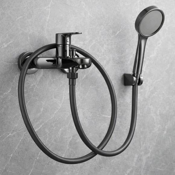 클린메이트 튜브 샤워기 호스(1.5m) (다크그레이)