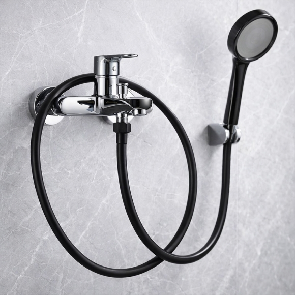 클린메이트 튜브 샤워기 호스(1.5m) (블랙)