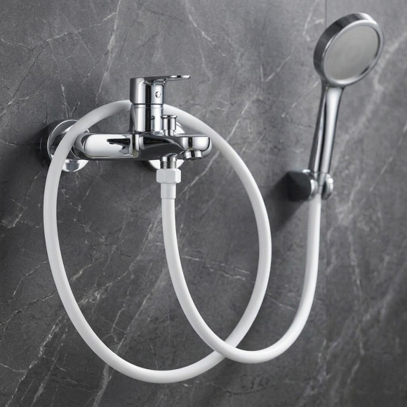 클린메이트 튜브 샤워기 호스(1.5m) (화이트)