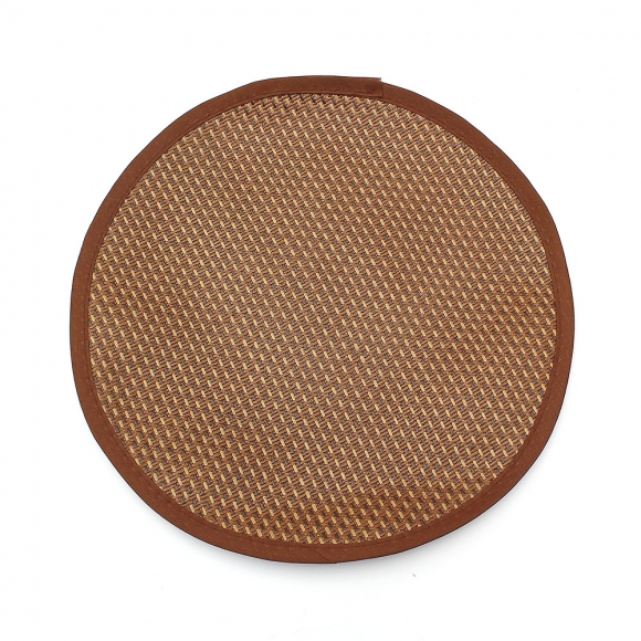 고양이 라탄패턴 숨숨집(소형묘) (베이지)