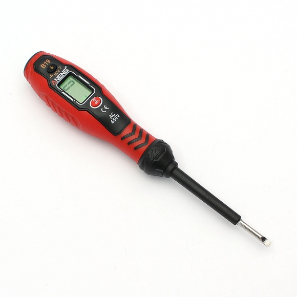 체크온 비접촉 디지털 검전기(일자) (레드)