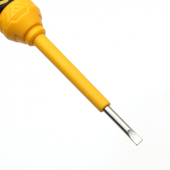 체크온 비접촉 디지털 검전기(일자) (옐로우)