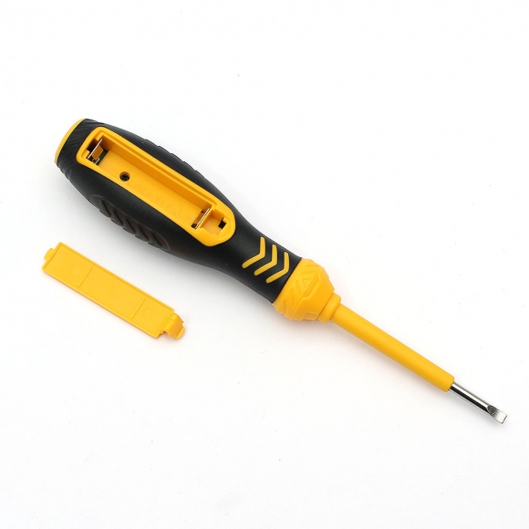 체크온 비접촉 디지털 검전기(일자) (옐로우)