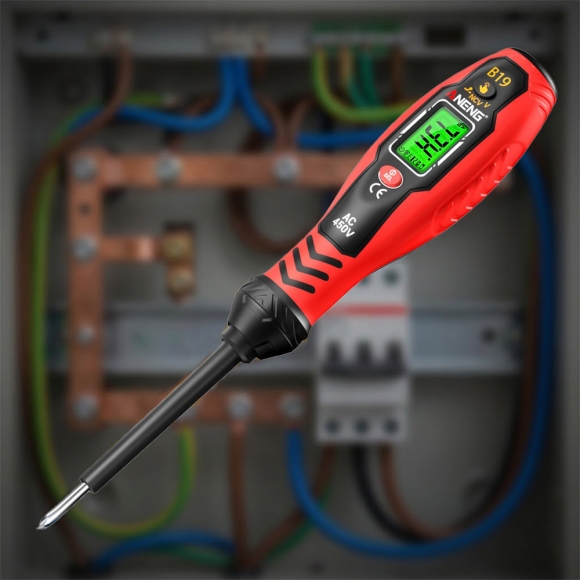 체크온 비접촉 디지털 검전기(십자) (레드)