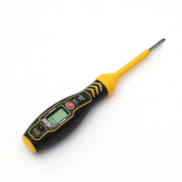 체크온 비접촉 디지털 검전기(십자) (옐로우)