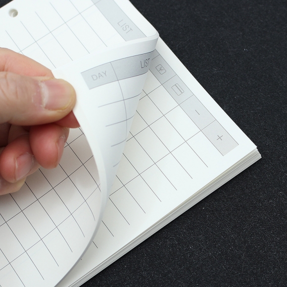 채움 6공 가계부 다이어리 속지 135매(A5)