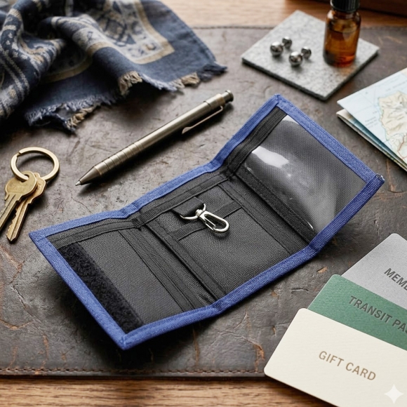 데일리 카드 반지갑(네이비)