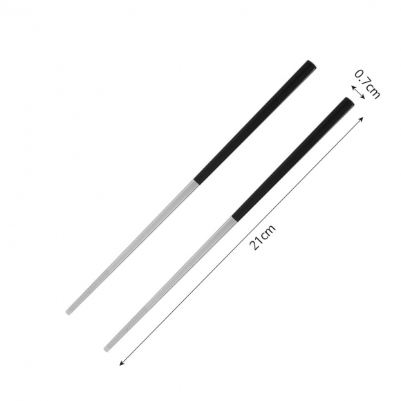 푸드썸 휴대용 수저 세트(블랙)